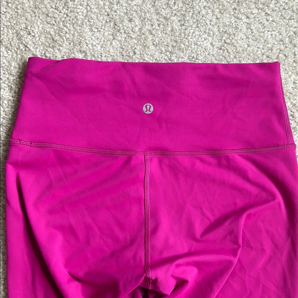 Lululemon Athletica Pink Athletic Leggings Lightweight Performance